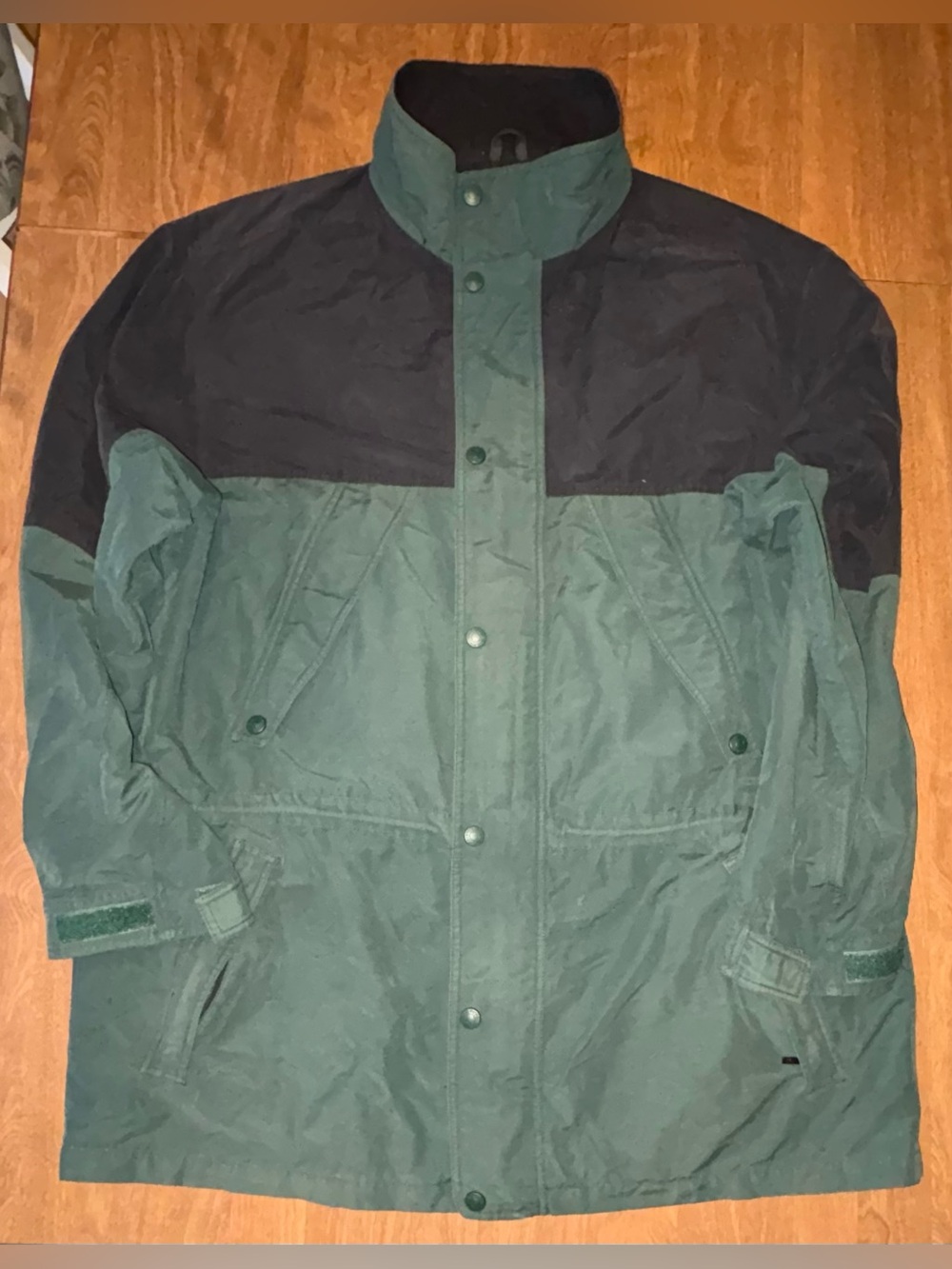 Eddie Bauer Green and Black Field Jacket